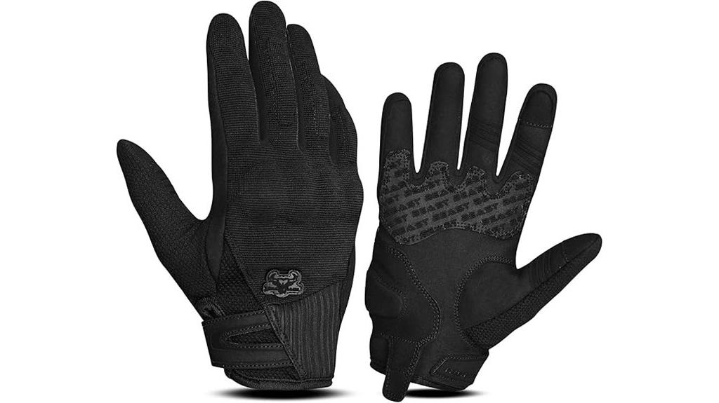 motorcycle gloves with touchscreen