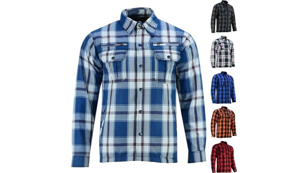 motorcycle shirt with armor