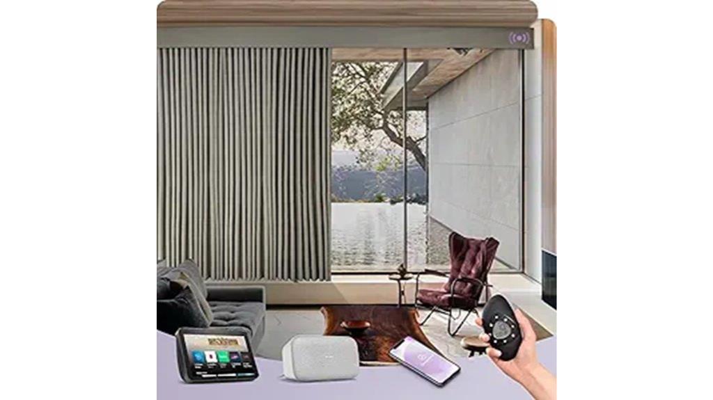 motorized smart curtains remote
