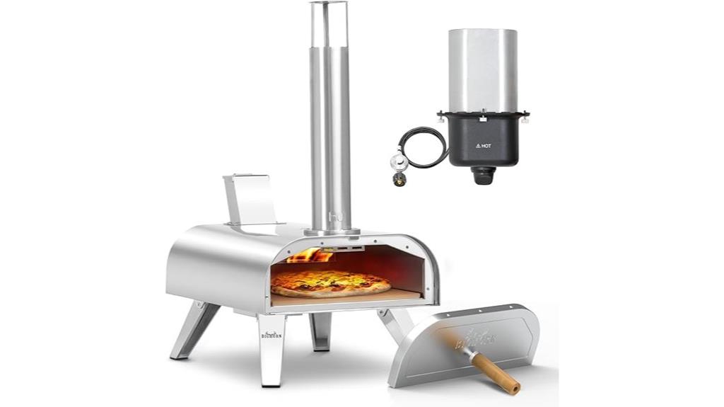 multi fuel outdoor pizza oven