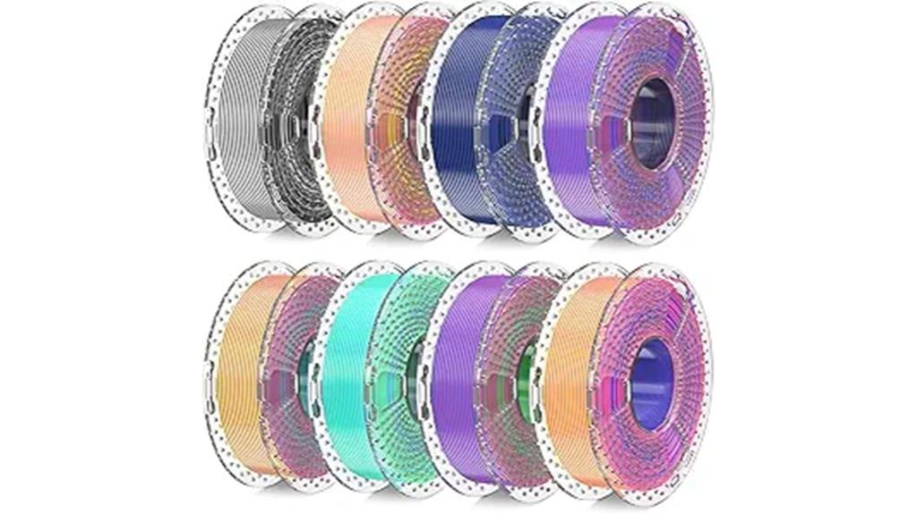 multicolor 3d filament bundle