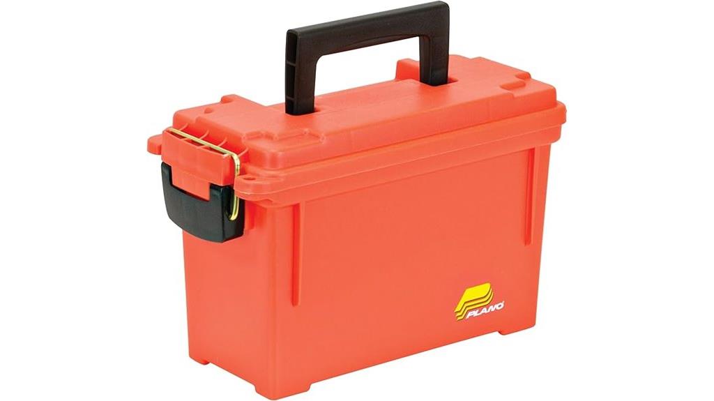 orange marine storage box