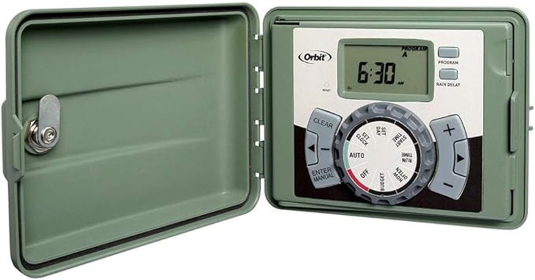 outdoor swing panel timer