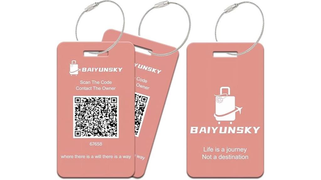 personalized waterproof qr tags