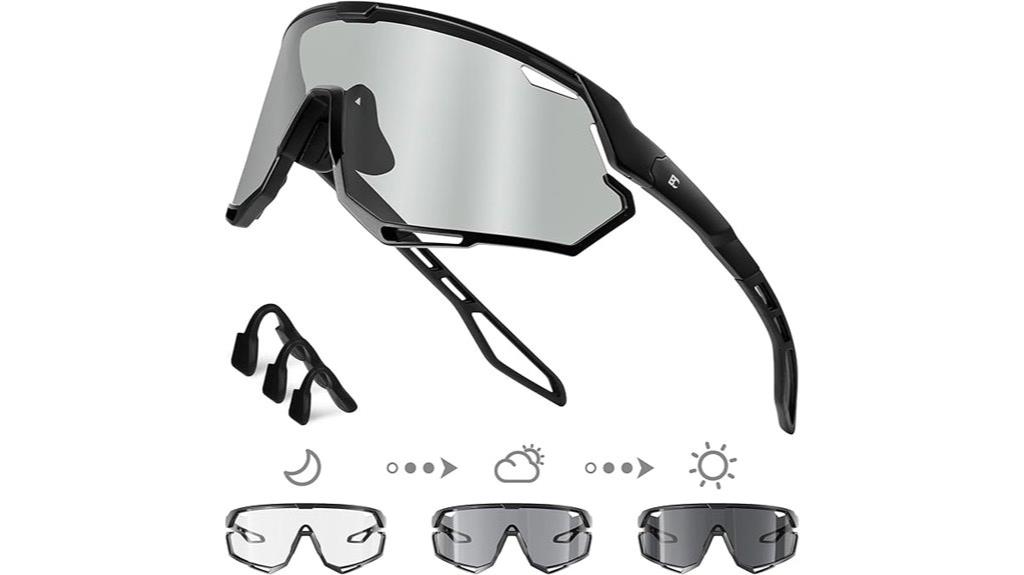 photochromic cycling glasses