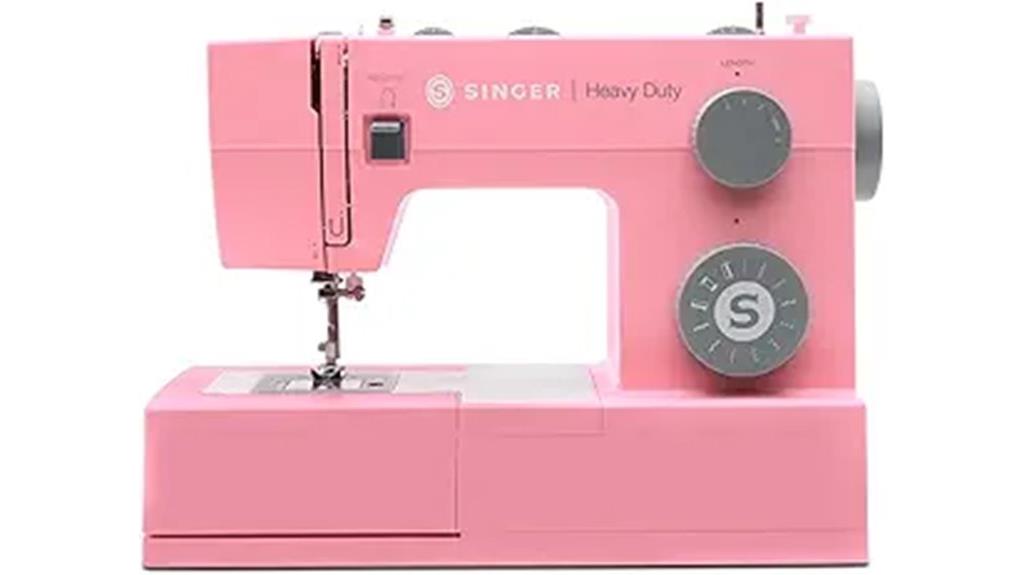 pink heavy duty singer
