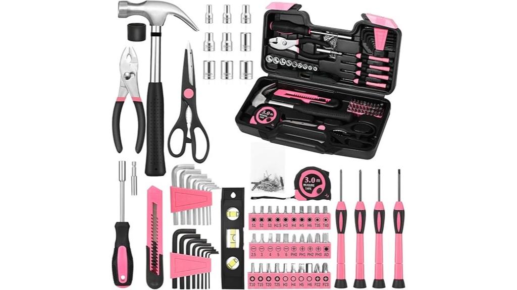 pink home repair kit