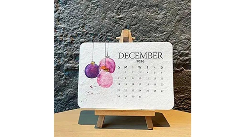 plantable calendar for love