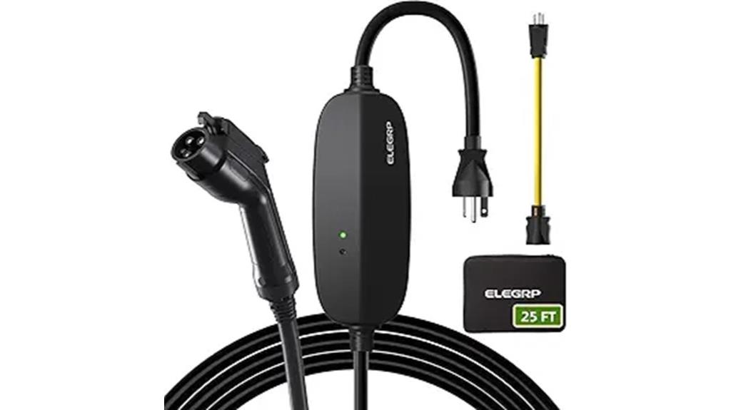 portable 16a ev charger