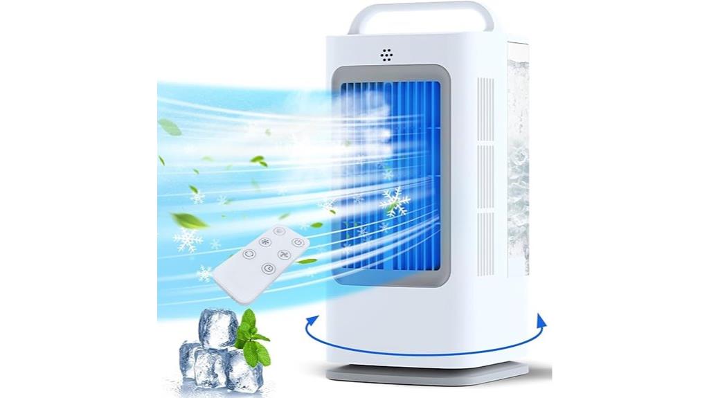 portable cooling with remote