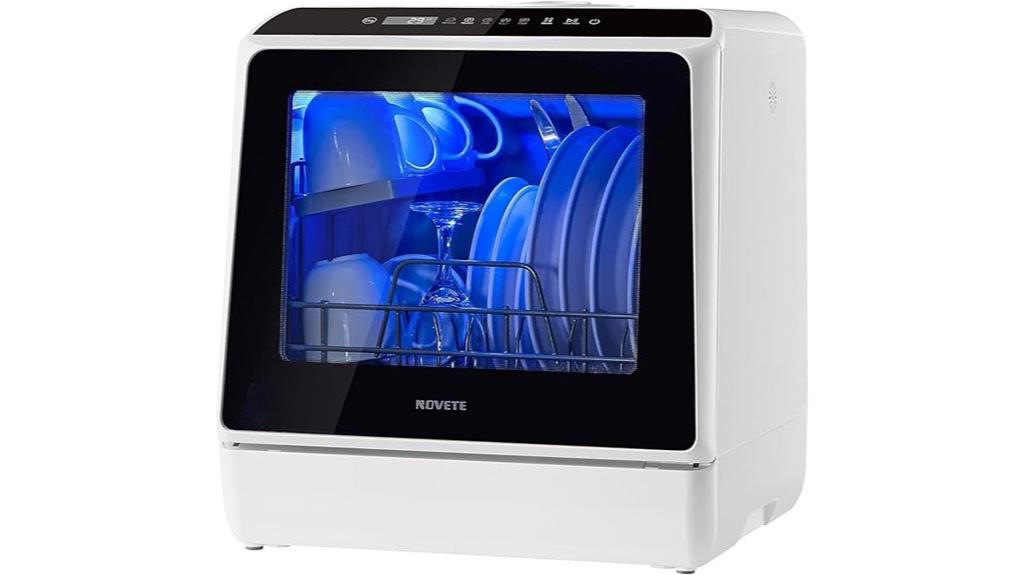 portable countertop dishwasher features