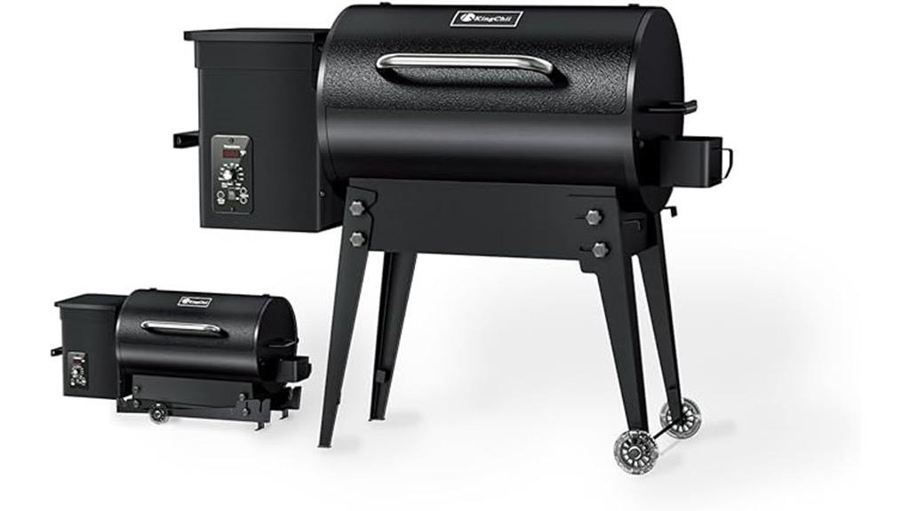 portable electric pellet grill