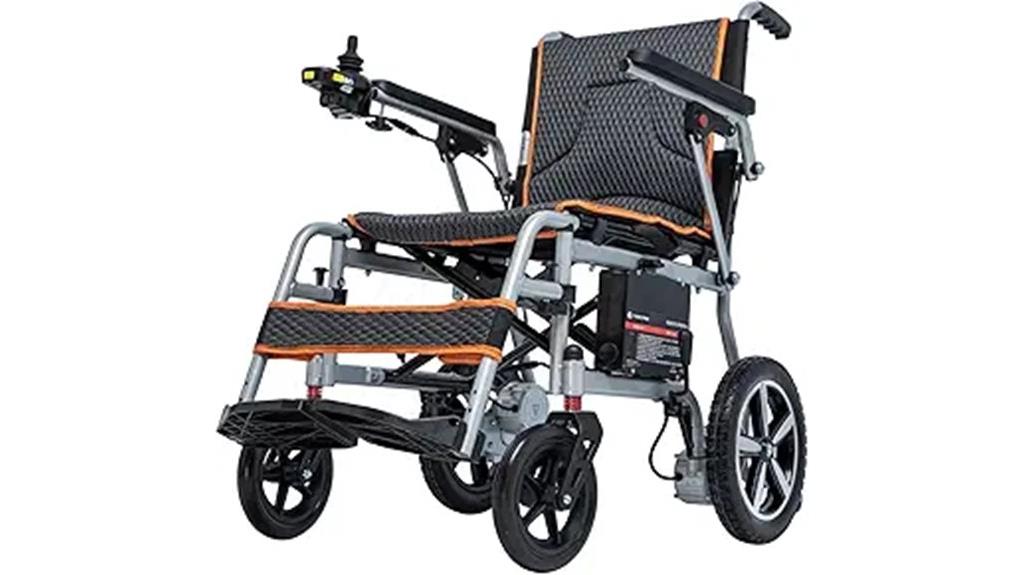 portable foldable electric wheelchair
