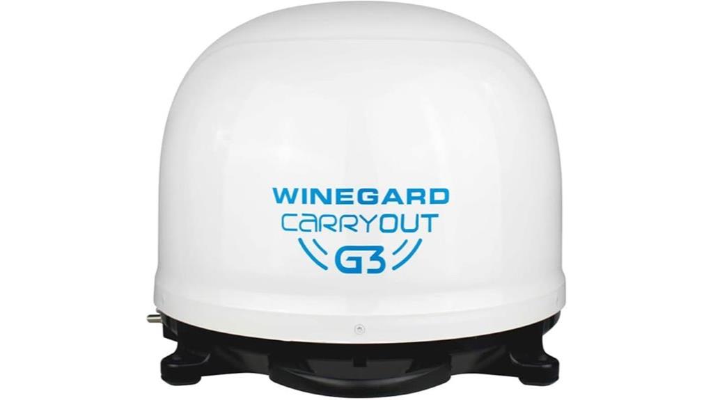 portable satellite antenna system