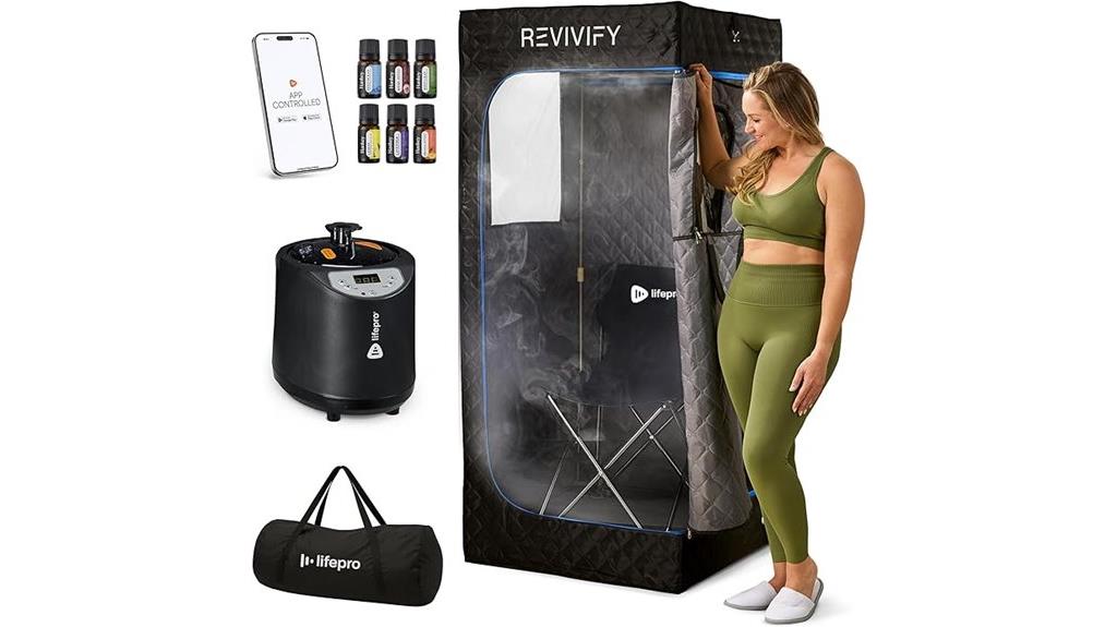 portable sauna with adjustable heat