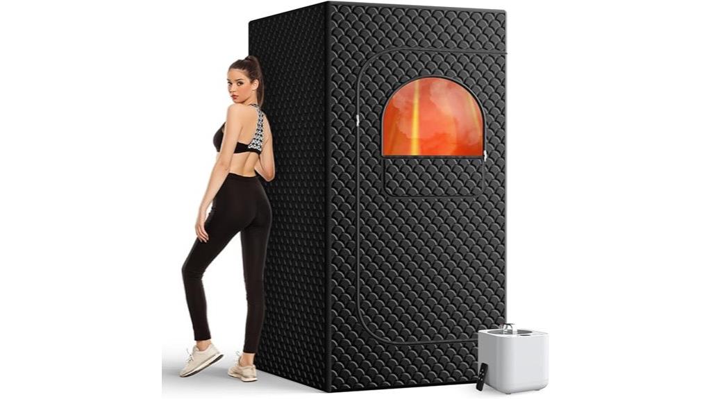 portable sauna with remote