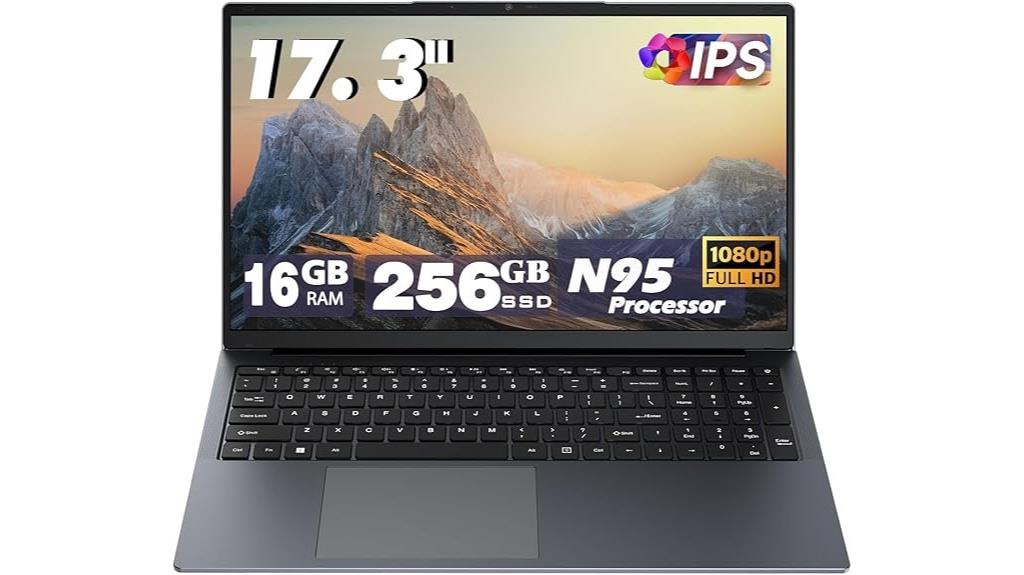 powerful 17 inch portable workstation