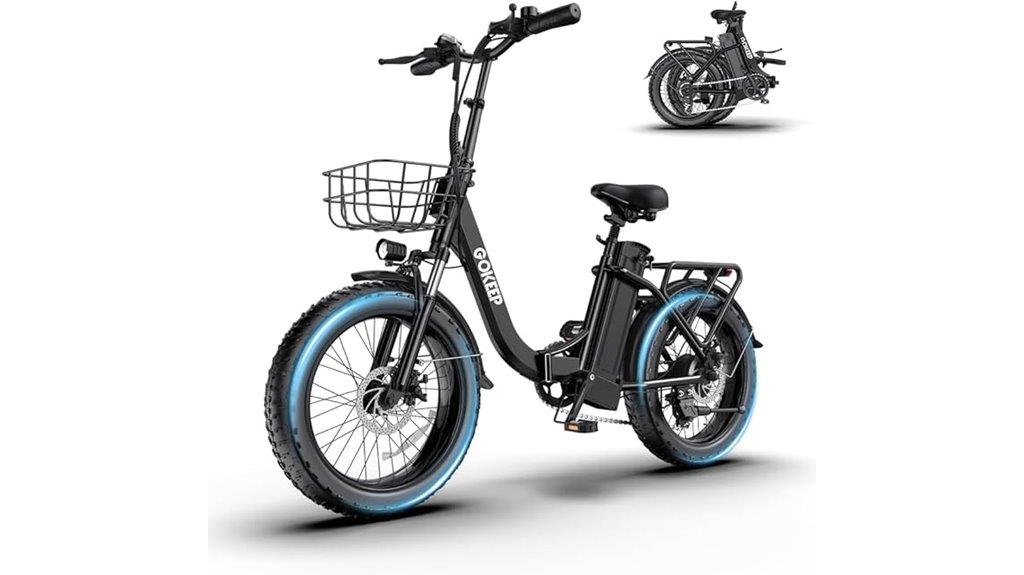 powerful foldable e bike