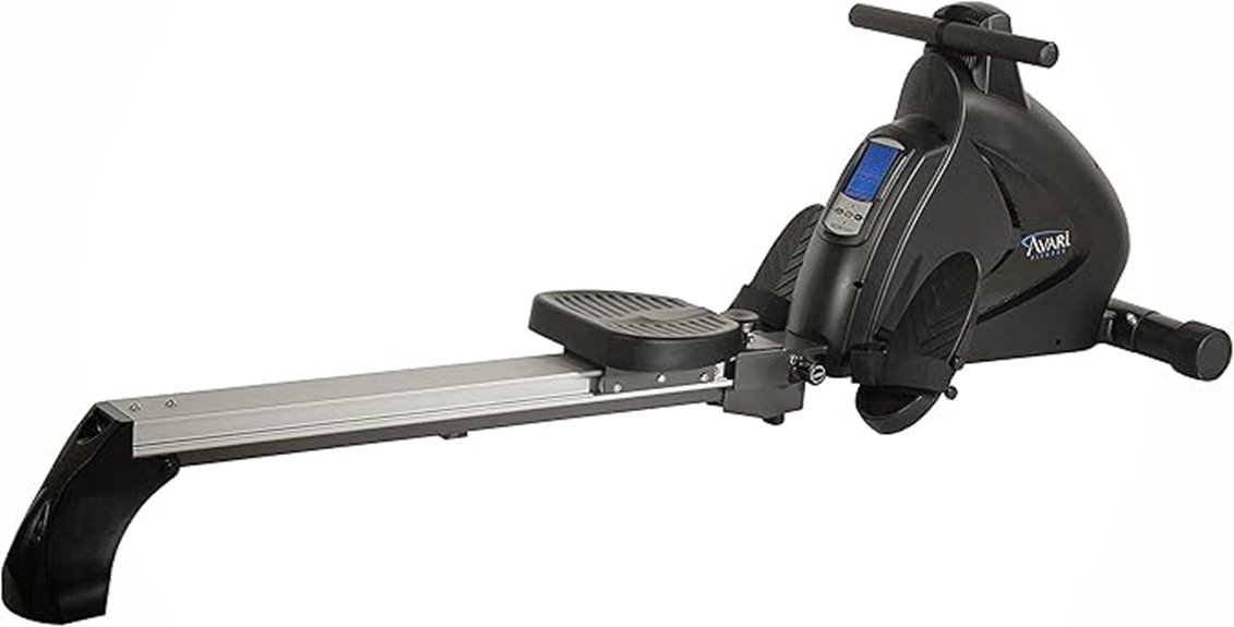 programmable magnetic exercise rower