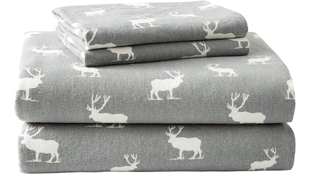 queen cotton flannel bedding