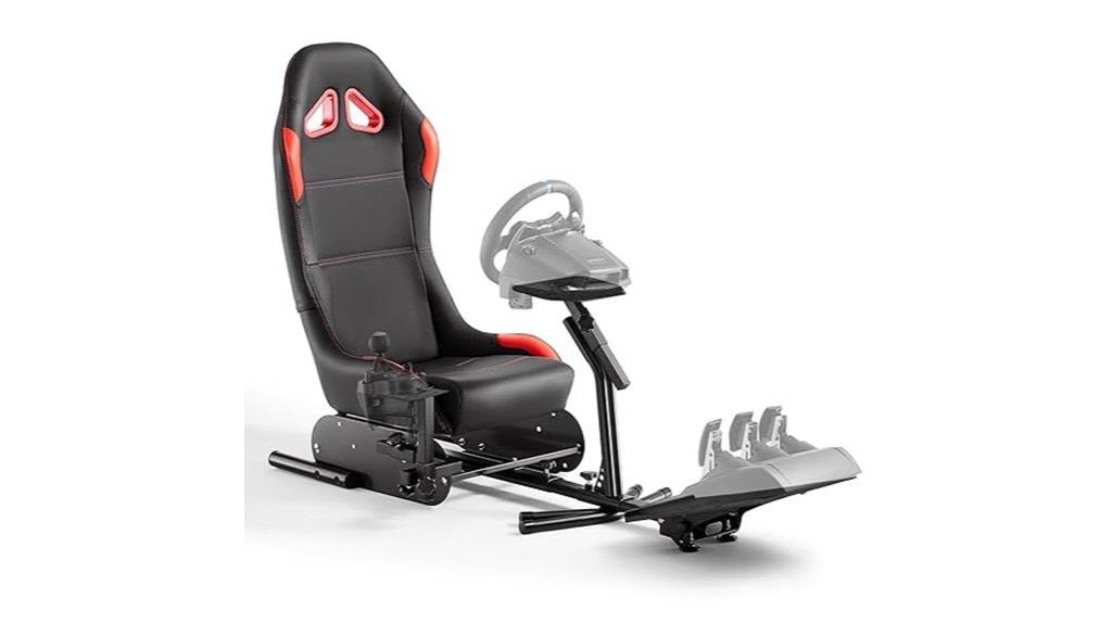 racing simulator cockpit set