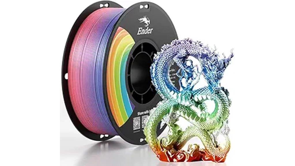 rainbow pla filament