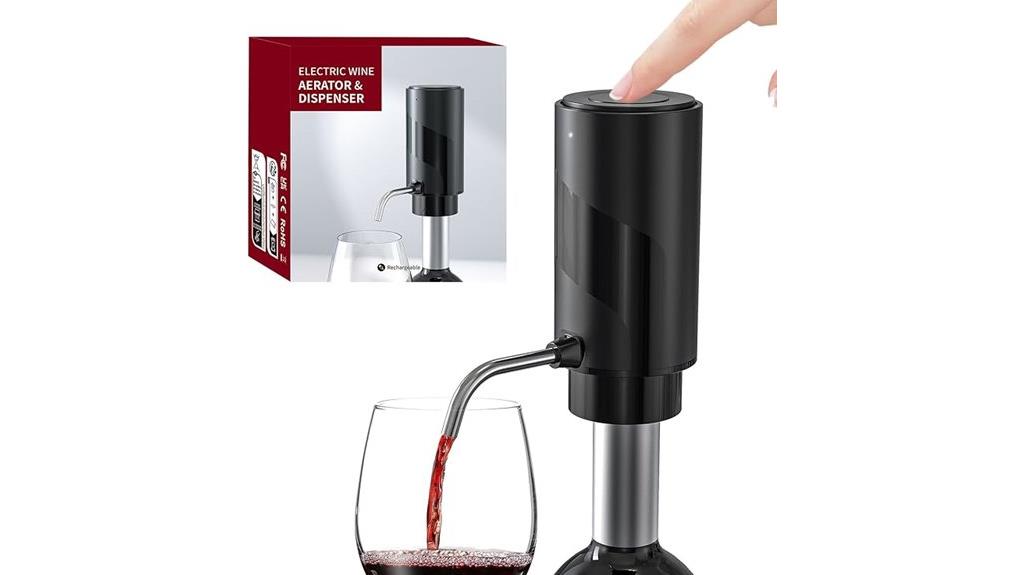 rechargeable electric wine dispenser