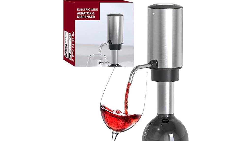 rechargeable electric wine dispenser