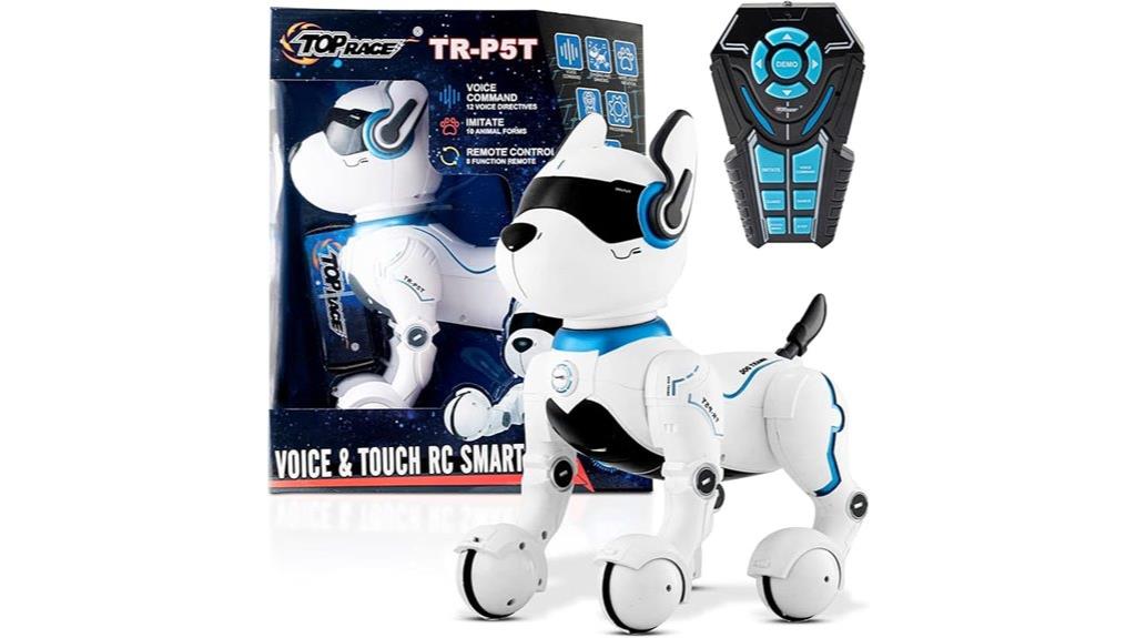 rechargeable kids robot dog