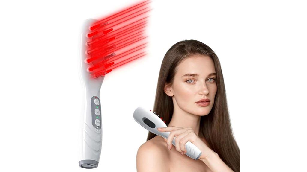 red light hair comb