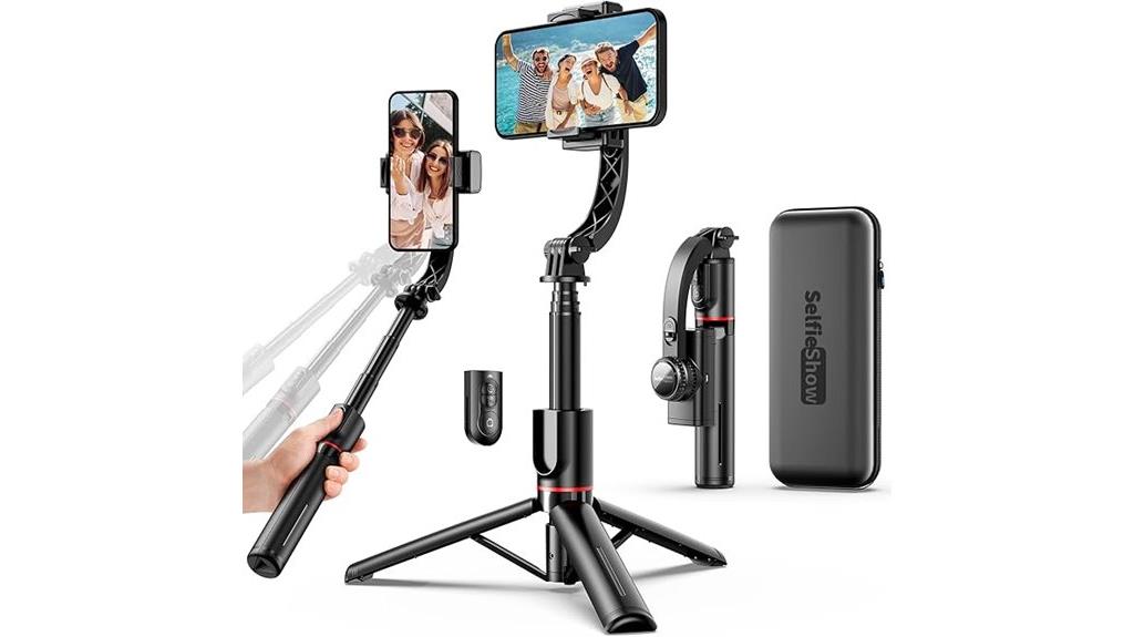 remote compatible smartphone stabilizer