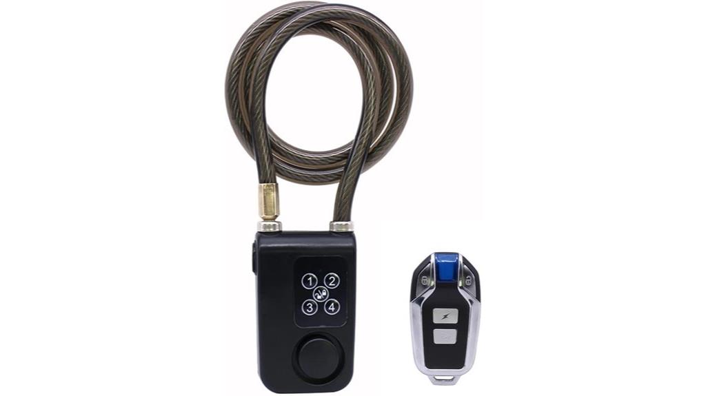 remote controlled bike lock