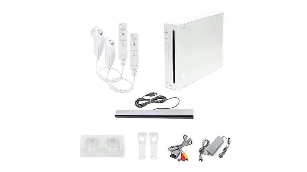 renewed white wii bundle
