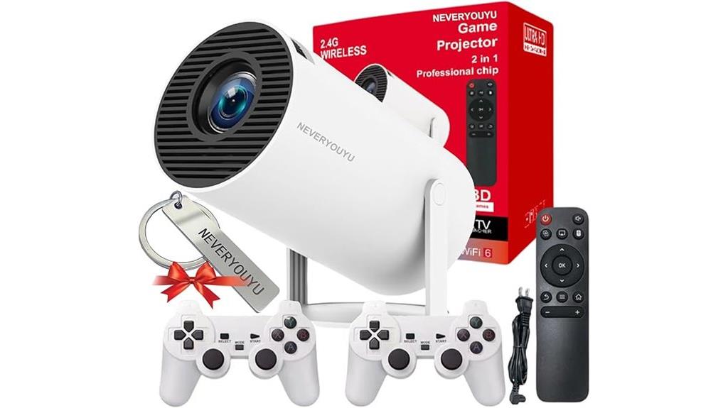 retro arcade projector bundle