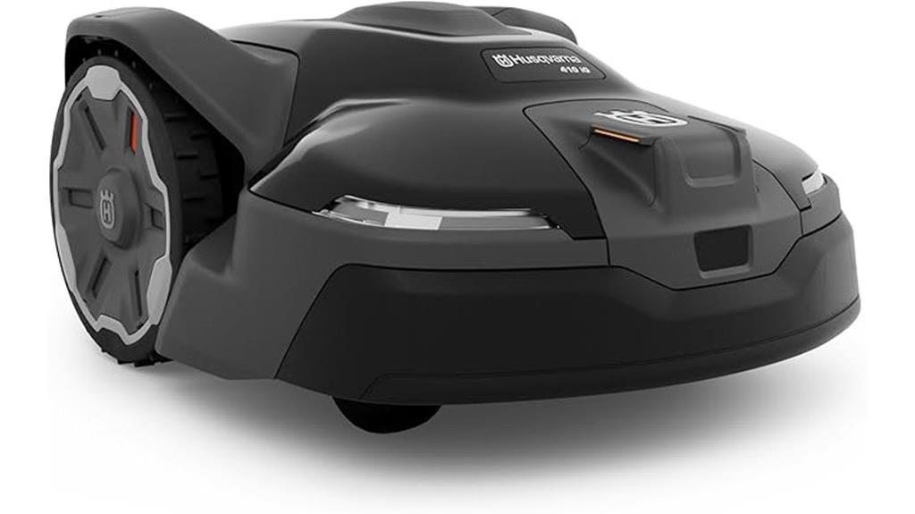 robotic mower with charger