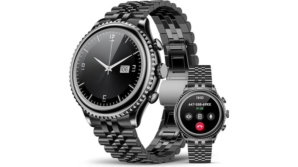 rotating bezel bluetooth watch