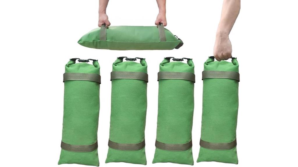 sandbag flood barrier set