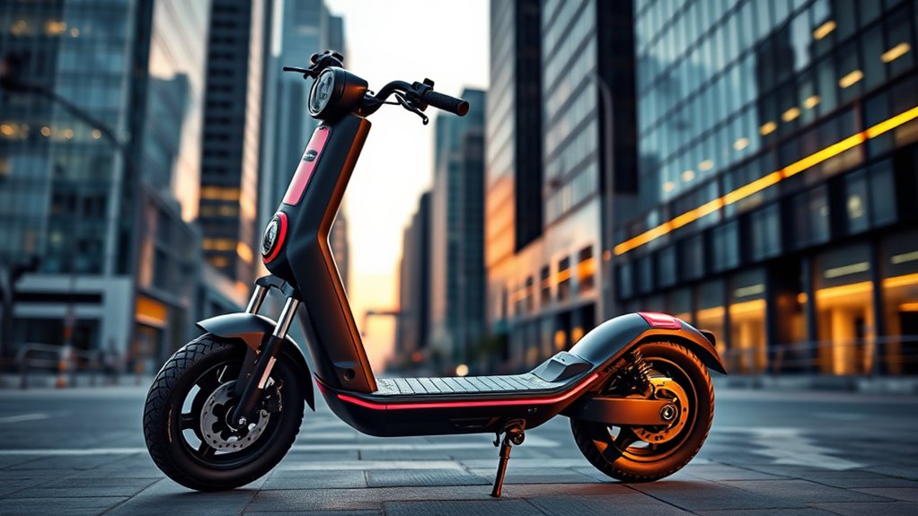 scooter features for riding