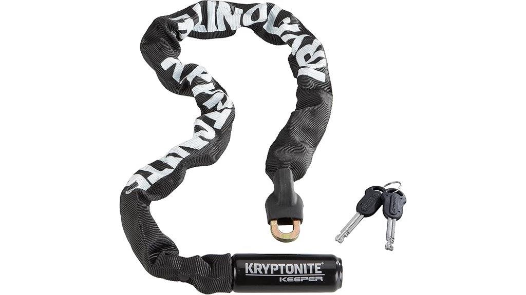 secure bicycle chain lock