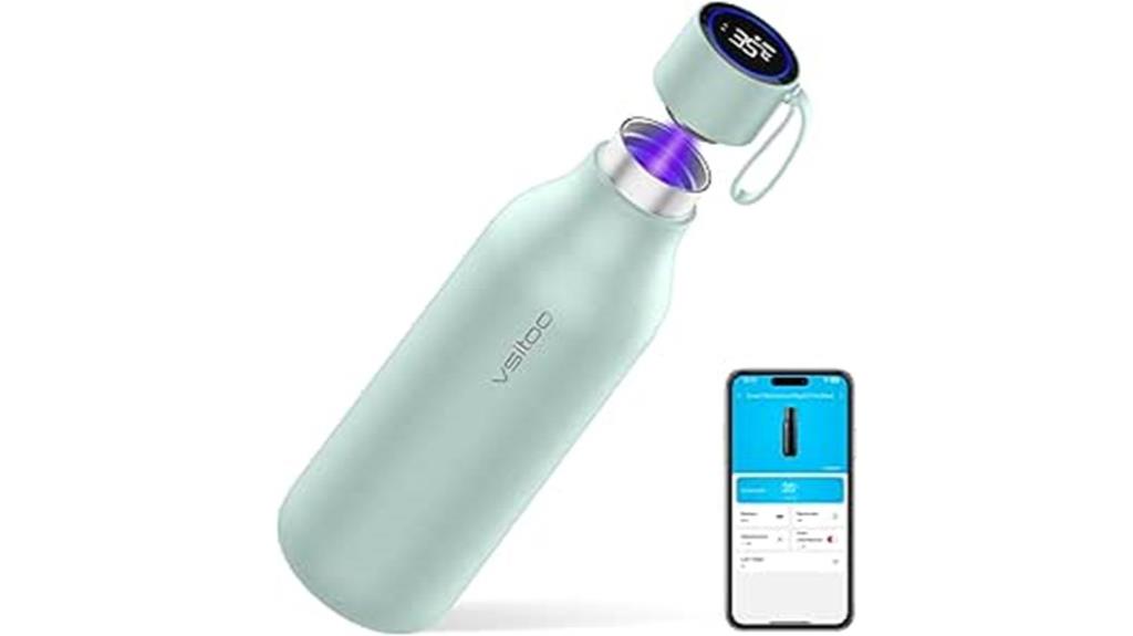 self cleaning insulated water bottle
