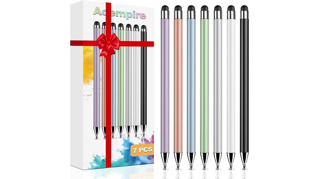 seven pack touchscreen styluses