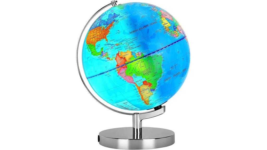 six in one lighted globe