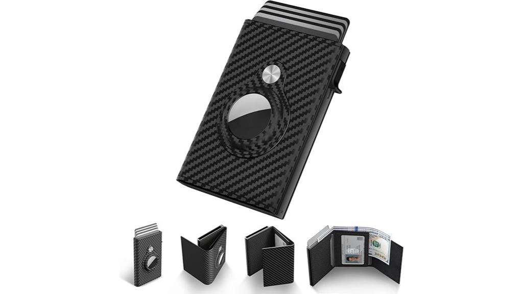 slim rfid leather wallet