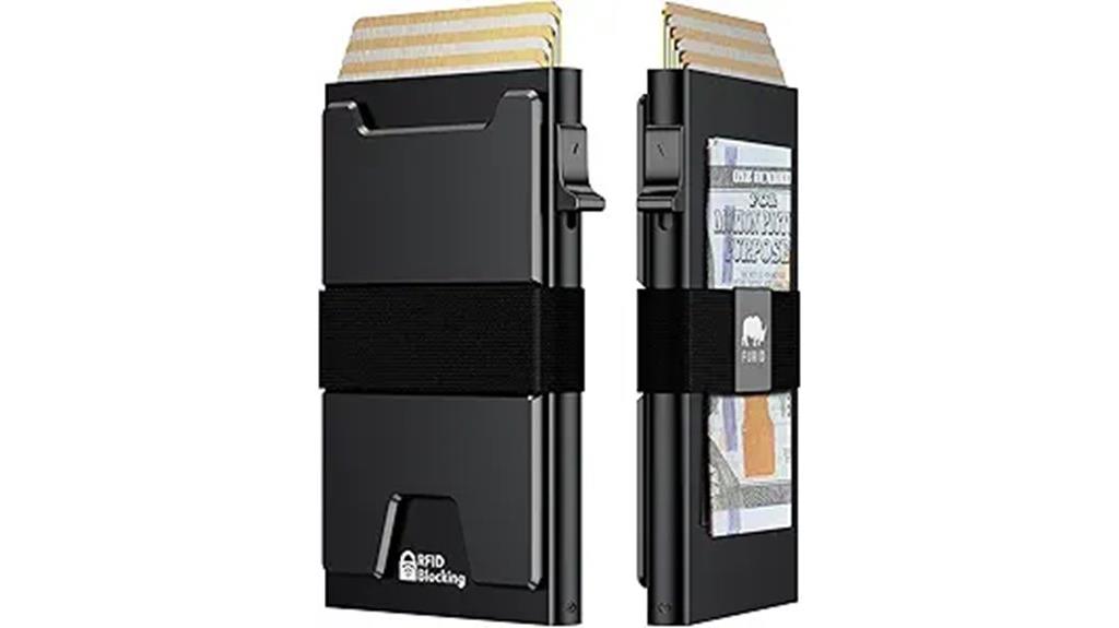 slim rfid pop up wallet
