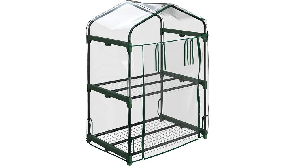 small two level greenhouse