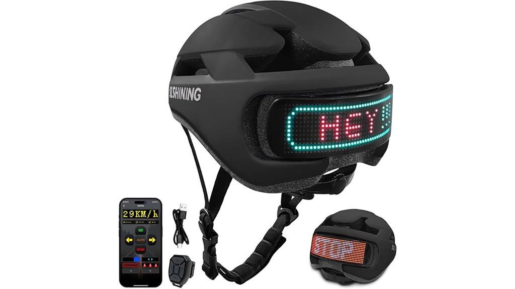smart cycling helmet light