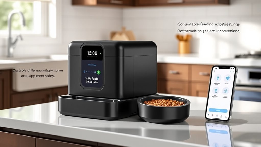 smart dog feeder features