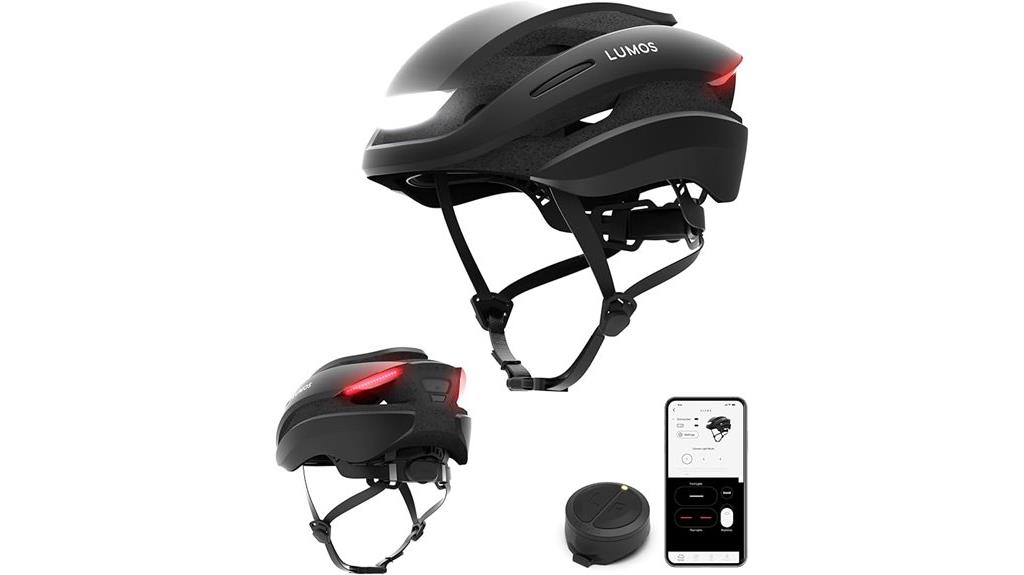 smart helmet with led lights