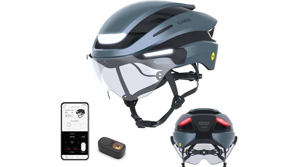 smart helmet with lights