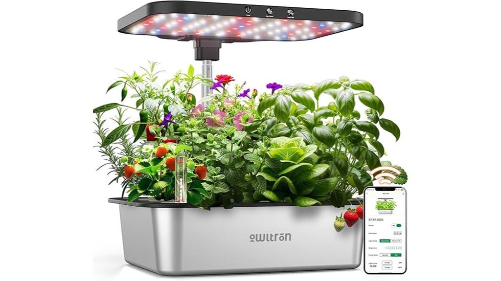 smart hydroponic growing kit
